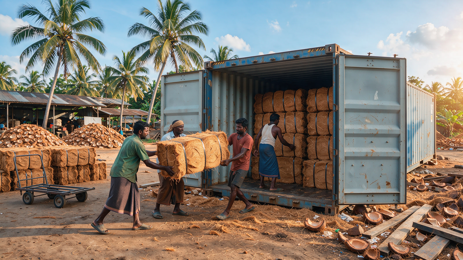 Load: Containers are stuffed at the yard and sealed. Documents go to you the same day; the box goes to Colombo.